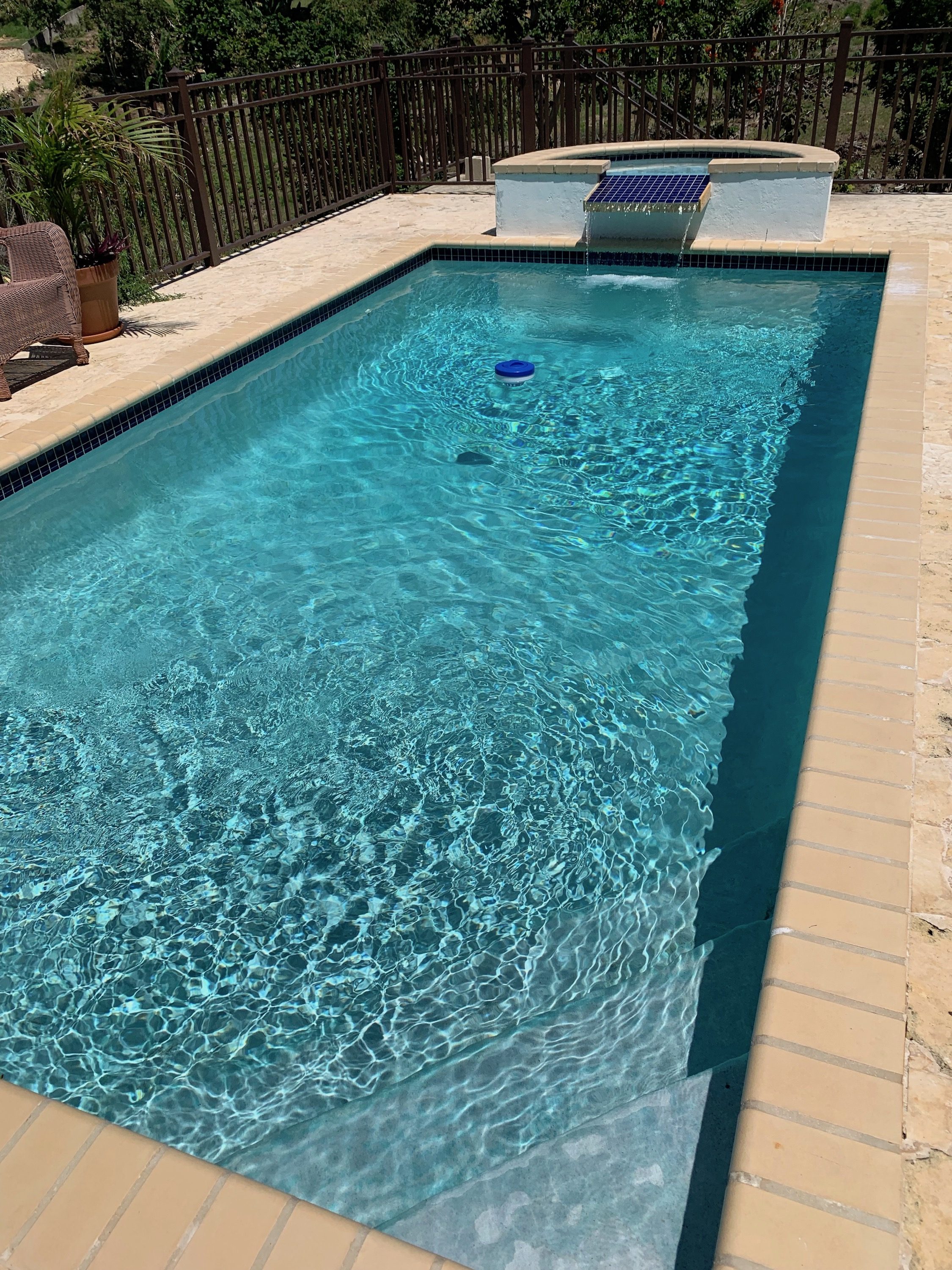 pool clean After